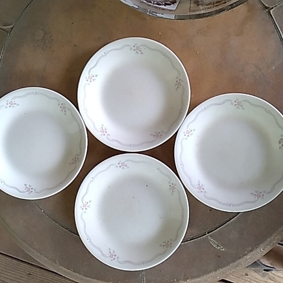 Corning Corelle English Garden dessert plates set of - Picture 1 of 3